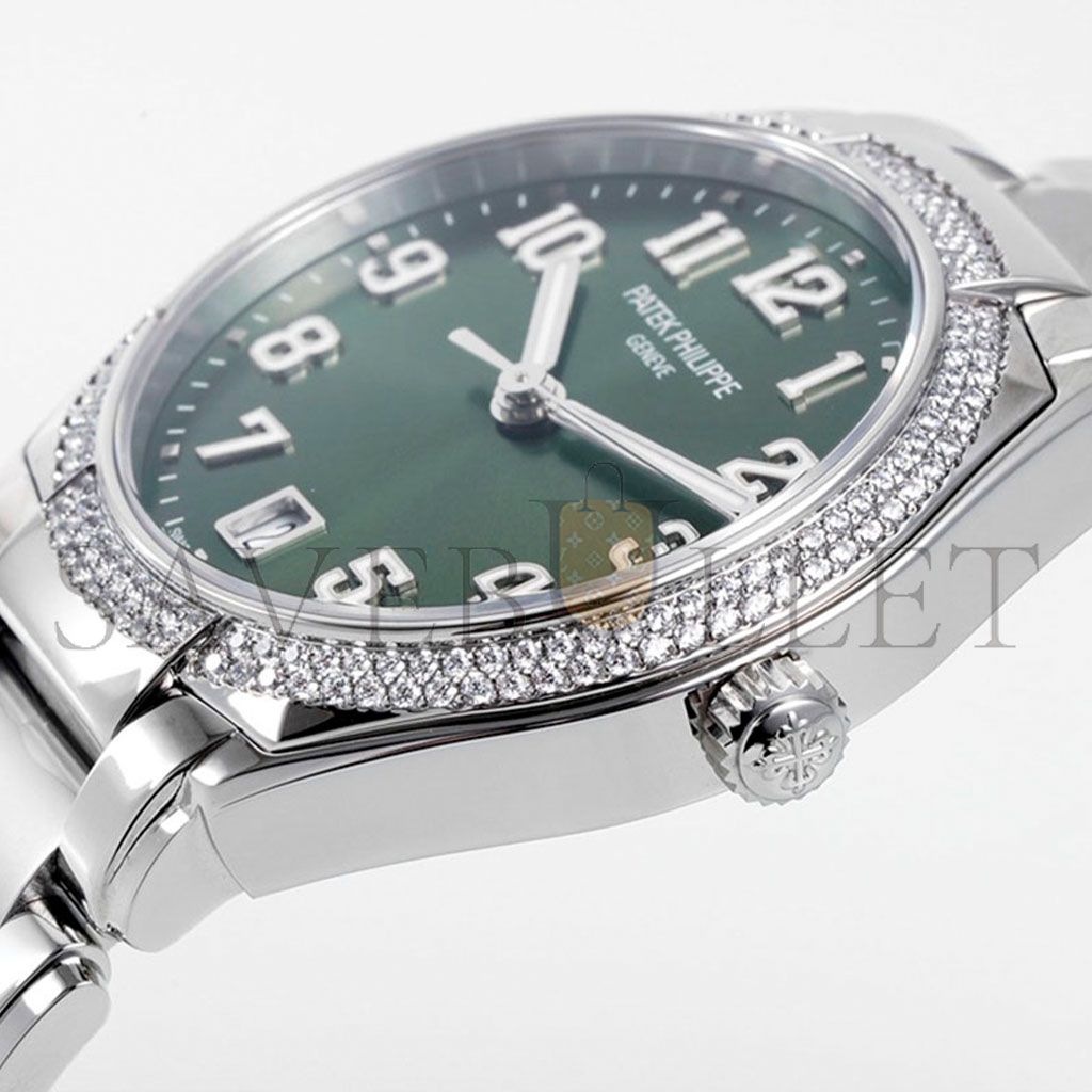 PATEK PHILLIPE GREEN DIAL 36MM  WATCH TWENTY~4  (7300-1200A)